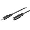 GOOBAY προέκταση καλωδίου ήχου 3.5mm 50431, 3-pin, 2m, μαύρο | Καλώδια - Αντάπτορες | elabstore.gr