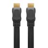 GOOBAY καλώδιο HDMI 2.0 με Ethernet 61279, flat, 18Gbit/s, 4K, 2m, μαύρο | Καλώδια - Αντάπτορες | elabstore.gr