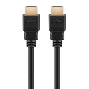 GOOBAY καλώδιο HDMI 2.1 με Ethernet 61642, ARC, 48Gbit/s, 8K, 5m, μαύρο | Καλώδια - Αντάπτορες | elabstore.gr