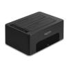 DELOCK docking station 64187, clone/erase function, 2x SSD, 5Gb/s, μαύρο | Συνοδευτικά PC | elabstore.gr
