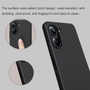 NILLKIN θήκη Super Frosted Shield για Realme 10 Pro 5G, μαύρη | Αξεσουάρ κινητών | elabstore.gr