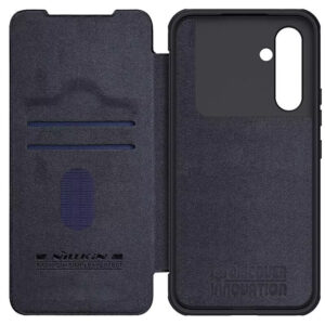 NILLKIN θήκη Qin Pro για Samsung Galaxy A54 5G, δερμάτινη, μαύρη | Αξεσουάρ κινητών | elabstore.gr