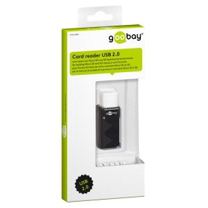 GOOBAY card reader 95682 για SD κάρτα μνήμης, 480 Mbps, μαύρο | Συνοδευτικά PC | elabstore.gr
