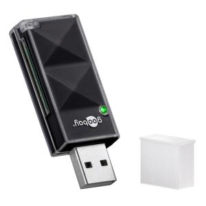 GOOBAY card reader 95682 για SD κάρτα μνήμης, 480 Mbps, μαύρο | Συνοδευτικά PC | elabstore.gr