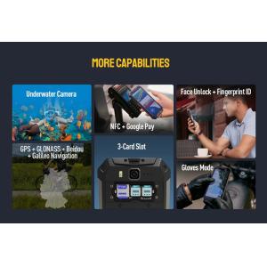 ULEFONE smartphone Armor 20WT, 5.65", 12/256GB, 10850mAh, μαύρο | Mobile Συσκευές | elabstore.gr