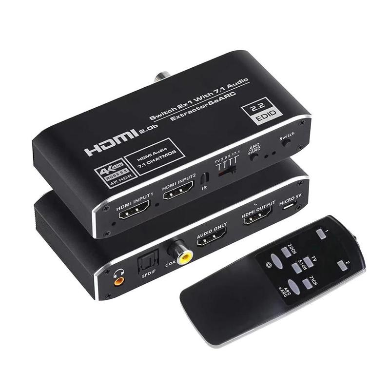 HDMI switch CAB-H150, 4-in σε 1-out, 7.1 Audio, 4K/60Hz HDR, eARC, μαύρο | eLabstore.gr HDMI switch CAB-H150, 4-in σε 1-out, 7.1 Audio, 4K/60Hz HDR, eARC, μαύρο | Καλώδια - Αντάπτορες | elabstore.gr