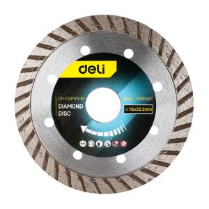 DELI δίσκος κοπής διαμαντέ DH-CQP115-E1, δομικών υλικών, 115mm, 13200rpm | Εργαλεία | elabstore.gr