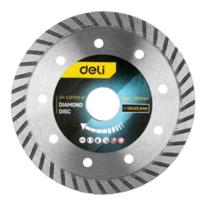 DELI δίσκος κοπής διαμαντέ DH-CQP125-E1, δομικών υλικών, 125mm, 12250rpm | Εργαλεία | elabstore.gr