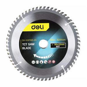 DELI δίσκος κοπής ξύλου DH-MJP185-E1, 60 δόντια, 185mm, 8200rpm | Εργαλεία | elabstore.gr