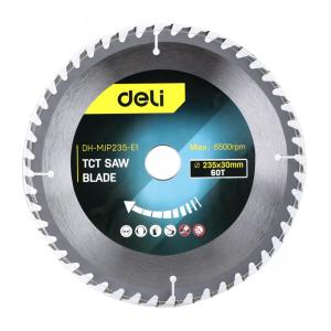 DELI δίσκος κοπής ξύλου DH-MJP235-E1, 60 δόντια, 235mm, 6500rpm | Εργαλεία | elabstore.gr