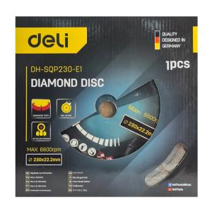 DELI δίσκος κοπής διαμαντέ DH-SQP230-E1, δομικών υλικών, 230mm, 6600rpm | Εργαλεία | elabstore.gr