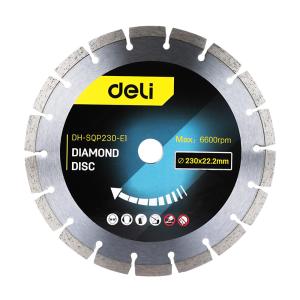 DELI δίσκος κοπής διαμαντέ DH-SQP230-E1, δομικών υλικών, 230mm, 6600rpm | Εργαλεία | elabstore.gr
