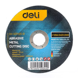 DELI δίσκος κοπής μετάλλου DH-SZP125-E1, 125mm, 12200rpm | Εργαλεία | elabstore.gr