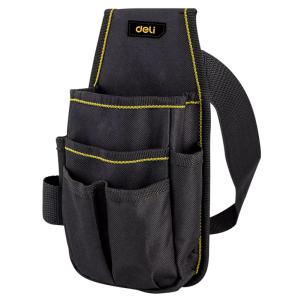 DELI εργαλειοθήκη μέσης DL430003 για εργαλεία χειρός, 25x12cm, μαύρη | Εργαλεία | elabstore.gr