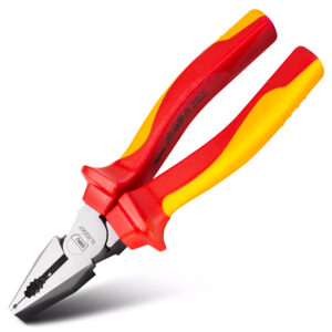 DELI πένσα ίσια ηλεκτρολόγου DL512007, μόνωση VDE 1000V, 18cm | Εργαλεία | elabstore.gr