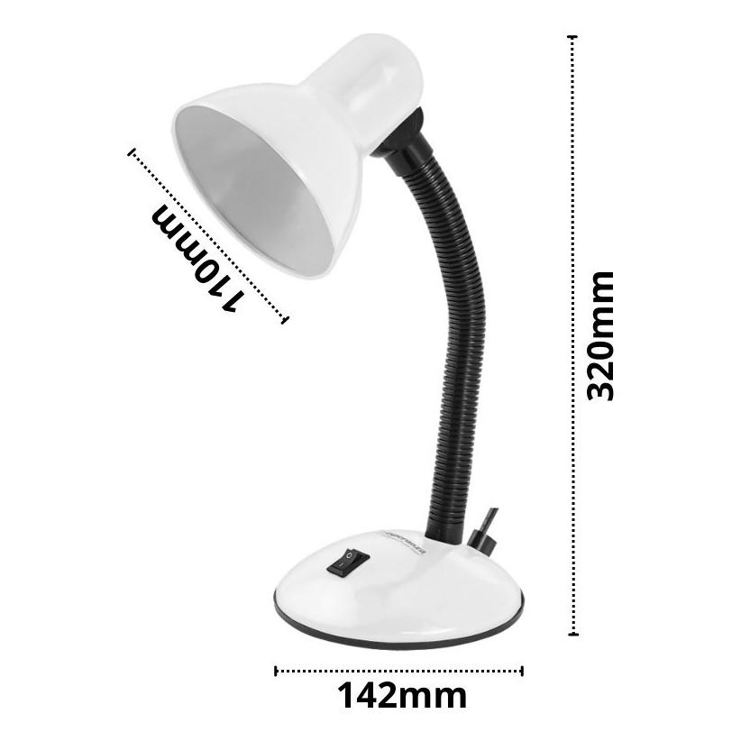 ESPERANZA φωτιστικό γραφείου Arcturus ELD107W, E27, λευκό | eLabstore.gr ESPERANZA φωτιστικό γραφείου Arcturus ELD107W, E27, λευκό | Φωτισμός | elabstore.gr