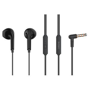 CELEBRAT earphones με μικρόφωνο G20, 3.5mm, 1.2m, μαύρα | Αξεσουάρ κινητών | elabstore.gr