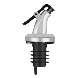 Πώμα ροής για μπουκάλι HUH-0108 με κλείστρο, Φ18mm, ασημί | Οικιακός εξοπλισμός | elabstore.gr
