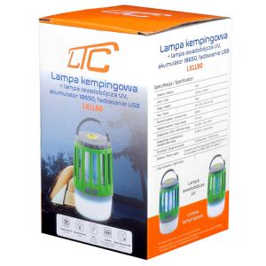 LTC φορητό φωτιστικό LXLL90 με εντομοπαγίδα, 600lm, 5W COB + 1W UV LED | Οικιακός εξοπλισμός | elabstore.gr
