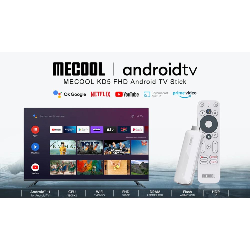 MECOOL TV Stick KD5, Google & Netflix certificate, FHD, WiFi, Android 11 | eLabstore.gr MECOOL TV Stick KD5, Google & Netflix certificate, FHD, WiFi, Android 11 | Εικόνα & Ήχος | elabstore.gr