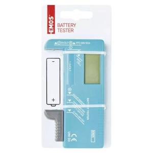 EMOS ψηφιακό tester μπαταρίας N0322 για 9V/AA/AAA/C/D/button cells | Εργαλεία | elabstore.gr
