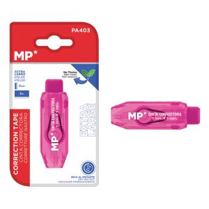 MP διορθωτική ταινία PA403, 5mm x 5m, ροζ | Αναλώσιμα - Είδη Γραφείου | elabstore.gr