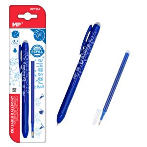 MP στυλό διαρκείας Ballpoint PE211A με ανταλλακτικό μελάνι, 0.7mm, μπλε | Αναλώσιμα - Είδη Γραφείου | elabstore.gr