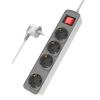 POWERTECH πολύπριζο ασφαλείας PT-1056, 4x schuko, 16A, 1.4m, λευκό | eLabstore.gr POWERTECH πολύπριζο ασφαλείας PT-1056, 4x schuko, 16A, 1.4m, λευκό | Τροφοδοσία Ρεύματος | elabstore.gr