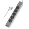 POWERTECH πολύπριζο ασφαλείας PT-1059 5x schuko/2x USB, 16A, 1.4m, λευκό | eLabstore.gr POWERTECH πολύπριζο ασφαλείας PT-1059 5x schuko/2x USB, 16A, 1.4m, λευκό | Τροφοδοσία Ρεύματος | elabstore.gr