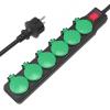 POWERTECH πολύπριζο PT-1071, 6x schuko, IP44, 16A, 1.5m, μαύρο | eLabstore.gr POWERTECH πολύπριζο PT-1071, 6x schuko, IP44, 16A, 1.5m, μαύρο | Τροφοδοσία Ρεύματος | elabstore.gr