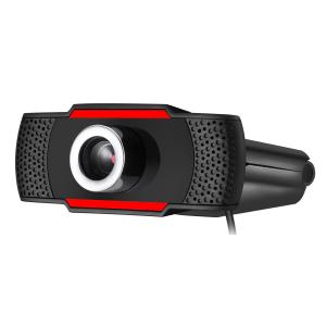 POWERTECH web camera PT-1078, 2.0MP Full HD, Plug & Play, 1.35m, μαύρη | Συνοδευτικά PC | elabstore.gr