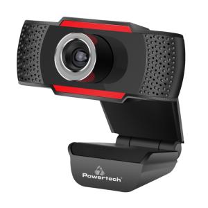 POWERTECH web camera PT-1078, 2.0MP Full HD, Plug & Play, 1.35m, μαύρη | Συνοδευτικά PC | elabstore.gr