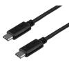 POWERTECH καλώδιο USB-C PTH-087, 100W, 480Mbps, E-mark, 1m, μαύρο | Καλώδια - Αντάπτορες | elabstore.gr