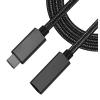 POWERTECH καλώδιο προέκτασης USB-C PTH-093, 100W, 10Gbps, 4K, 2m, μαύρο | Καλώδια - Αντάπτορες | elabstore.gr