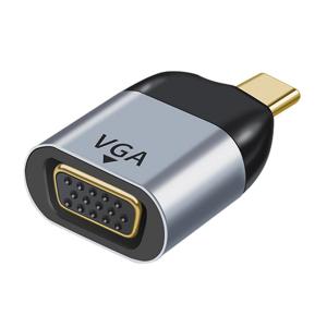 POWERTECH αντάπτορας USB-C σε VGA PTH-094, 1080p/60Hz, γκρι | Καλώδια - Αντάπτορες | elabstore.gr