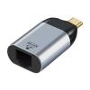 POWERTECH αντάπτορας USB-C σε RJ45 PTH-095, 1000Mbps, γκρι | Δικτυακά | elabstore.gr