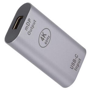 POWERTECH αντάπτορας USB-C σε Mini DisplayPort PTH-098, 4K/60Hz, γκρι | Καλώδια - Αντάπτορες | elabstore.gr