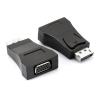 POWERTECH αντάπτορας DisplayPort σε VGA PTH-100, 1080p/60Hz, μαύρος | Καλώδια - Αντάπτορες | elabstore.gr