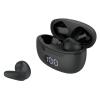 CELEBRAT earphones με θήκη φόρτισης TWS-W34, True Wireless, μαύρα | Αξεσουάρ κινητών | elabstore.gr