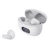 CELEBRAT earphones με θήκη φόρτισης TWS-W34, True Wireless, λευκά | Αξεσουάρ κινητών | elabstore.gr