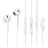 YISON earphones με μικρόφωνο X7, Lightning, 1.2m, λευκά | Αξεσουάρ κινητών | elabstore.gr