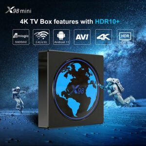 TV Box X98 mini, 4K, S905W2, 4/32GB, WiFi 2.4/5GHz, Android 11 | Εικόνα & Ήχος | elabstore.gr