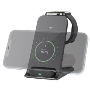 GOOBAY ασύρματος φορτιστής 60217, 3 σε 1, Qi-compatible, 15W, μαύρος | eLabstore.gr GOOBAY ασύρματος φορτιστής 60217, 3 σε 1, Qi-compatible, 15W, μαύρος | eLabstore.gr