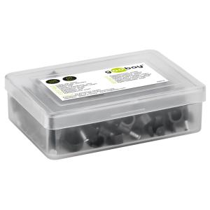 GOOBAY ρόκα στήριξης καλωδίων 64679, 6mm, μαύρο, 100τμχ | eLabstore.gr GOOBAY ρόκα στήριξης καλωδίων 64679, 6mm, μαύρο, 100τμχ | eLabstore.gr