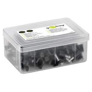 GOOBAY ρόκα στήριξης καλωδίων 64681, 8mm, μαύρο, 100τμχ | eLabstore.gr GOOBAY ρόκα στήριξης καλωδίων 64681, 8mm, μαύρο, 100τμχ | eLabstore.gr