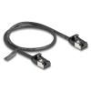 DELOCK καλώδιο U/FTP CAT 8.1 80182, 40Gbps, 30 AWG, 0.50m, μαύρο | Καλώδια - Αντάπτορες | elabstore.gr