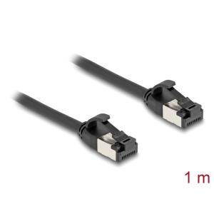 DELOCK καλώδιο U/FTP CAT 8.1 80183, 40Gbps, 30 AWG, 1m, μαύρο | Καλώδια - Αντάπτορες | elabstore.gr
