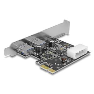 DELOCK κάρτα επέκτασης PCI x1 σε 2x USB 89243, 5Gbps | PC & Αναβάθμιση | elabstore.gr
