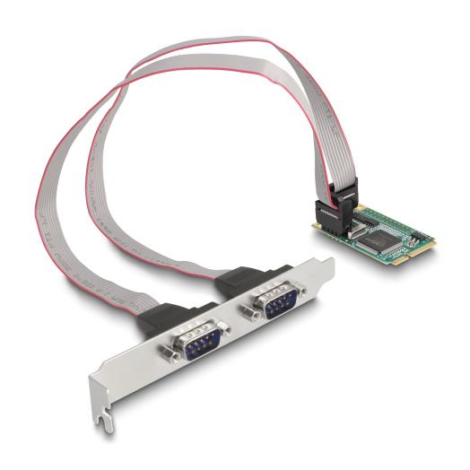 DELOCK κάρτα επέκτασης mini PCIe σε 2x RS-232 95273 | eLabstore.gr DELOCK κάρτα επέκτασης mini PCIe σε 2x RS-232 95273 | PC & Αναβάθμιση | elabstore.gr