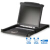 Used Rackmount 1U Monitor w/Keyboard TFT7600G2 TFT/HP/17"/1440x900/Silver/D-SUB & 2xPS/2 & USB & RAI | Refurbished | elabstore.gr
